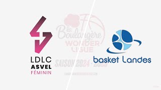 Highlights  Lyon Asvel vs Basket Landes [upl. by Ydnolem423]