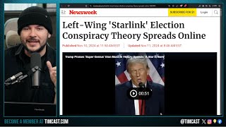 Democrats Scream TRUMP CHEATED Claim Elon Used STARLINK To STEAL 2024 Election Dems Go FULL J6 [upl. by Raimund]