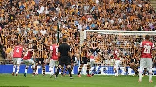 Santi Cazorla Freekick vs Hull [upl. by Petrina721]