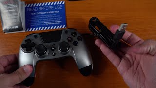 Gioteck VX4  Controller pentru PS4 și PC  Unboxing și review 4K [upl. by Coulombe]