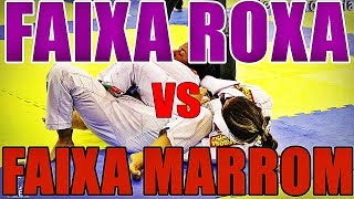 JIU JITSU  FAIXA ROXA VS FAIXA MARROM FEMININO  Campeonato Interno Barbosa 2018 [upl. by Sidky890]