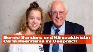 Bernie Sanders im Gespräch mit Carla Reemtsma [upl. by Nale541]