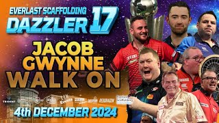 Jacob Gwynne Darts Walk On in Leeds Dazzler 17 [upl. by Aidile794]