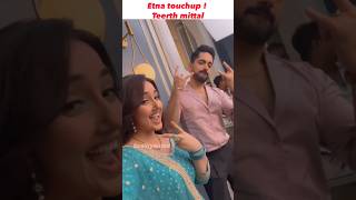 Etna touchup  TeerthSuman Indori Offscreen fun bts shoot zainimam ashnoorkauranitahasnandani [upl. by Ecnadnac343]