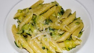 Penne zucchini and parmesan [upl. by Anidnamra339]