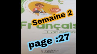 citronnelle CM1livret dactivitéssemaine2 page27 [upl. by Alur]