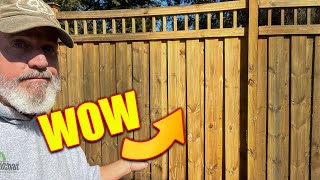 Cleaning Wood Fence and Decks  Clean vs Restore [upl. by Toombs499]