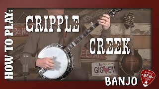 How to Play Cripple Creek on Banjo Plus Timing Theory Lesson [upl. by Yenffit750]