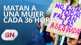 FEMICIDIOS EN ARGENTINA MATAN A UNA MUJER CADA 36 HORAS [upl. by Jacquelyn]