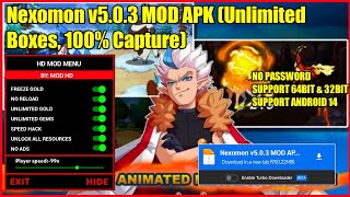 Nexomon Mod Apk 2024 Unlocked Full Version Unlimited Gems Download Terbaru Extinction Hack [upl. by Loseff]