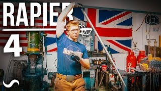 MAKING A BASKET HILT RAPIER SWORD PART 4 [upl. by Bobine756]