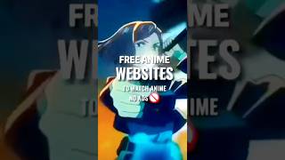 Free Anime Websites  No Ads  🚫 anime [upl. by Hess799]