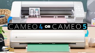 Silhouette CAMEO 4 vs 5 The REAL Difference for Crafters [upl. by Nitsirk]