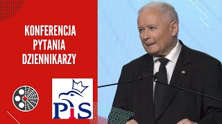 J Kaczyński  pytania tarcza Orlen zamach smoleński Hołownia referendum prawybory KO Trump [upl. by Loralyn]