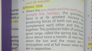 Explanation of Spring Tide 🌊  Proxigean Spring Tide  Perigean Spring Tide  Syzygy gkshortz [upl. by Carmina]