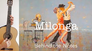 Milonga J Cardoso Behind the notes plus sheet and Tab [upl. by Betti]