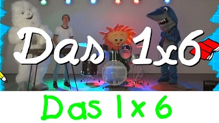 🐶 Das 1x6 Lied  Mathe Lernlieder  Kinderlieder [upl. by Mahseh8]