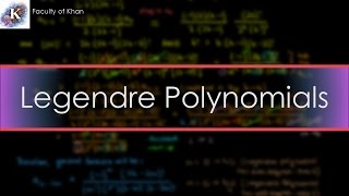 Legendres ODE II Deriving a formula for Legendre Polynomials [upl. by Halonna]