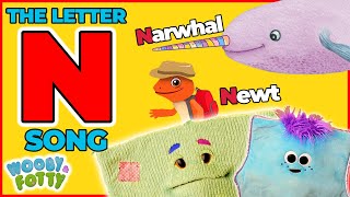 Learn the Letter N 🎵 Fun Alphabet Song  Phonics  Toddler Learning  Kids Music [upl. by Dnamron137]