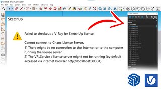 Failed To Checkout A Vray For Sketchup License [upl. by Modnarb226]