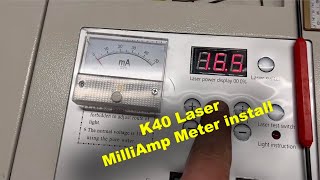 K40 Laser Engraver Milliamp Meter Install [upl. by Dyoll]