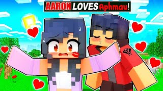 AARON LOVES APHMAU in Minecraft [upl. by Anyad]