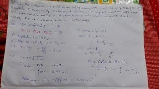 Simple Harmonic Motion 3 Problems on Simple Harmonic Motion [upl. by Dub]