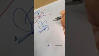 How to sign the letter B❤️ [upl. by Mezoff]