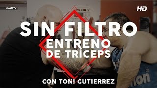 ENTRENO DE TRICEPS  con Toni Gutierrez  Tarrako  Cuerpos Perfectos TV HD beCPTV [upl. by Dreeda]