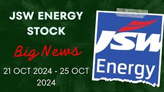 JSW Energy share latest news  jsw energy share  jsw energy share news today  HareKrishna jsw [upl. by Koh]