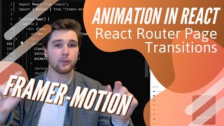 Page Transitions in React Router With Framer Motion [upl. by Yrellav651]