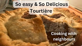 Easy to make Comfort Food Tourtière 🇨🇦 Meat Pie  vintage recipe [upl. by Orozco591]