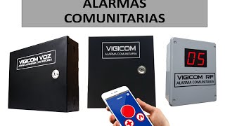 Capacitacion Alarma Vigicom  Alarma Comunitaria GSM Vecinal [upl. by Adrahs]