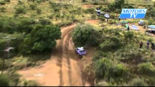 WRC Argentina 2012  Day 1 Solberg accident [upl. by Gerk]