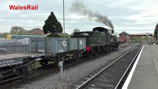 Erlestoke Manor GWR 7812 Shunting GWR freight train SVR Gala 18th April 2024 [upl. by Atirabrab359]