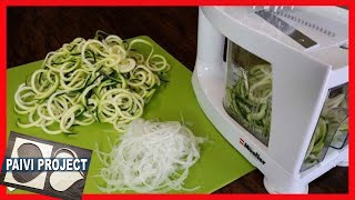 Mueller Spiral Ultra Spiralizer  My first time using [upl. by Haerb]