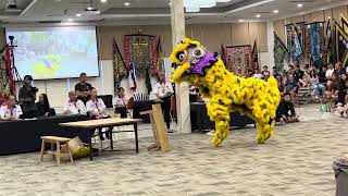 Leung’s White Crane Lion amp Dragon 1st Place USA Dragon and Lion Dance Sport Association [upl. by Prentiss155]