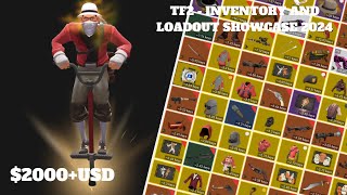 TF2  Inventory And Loadout Showcase 2024 2000 USD [upl. by Etep]