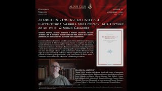 L’avventurosa parabola delle edizioni dell’Histoire de ma vie di Giacomo Casanova [upl. by Eimaj502]