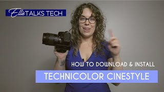 TUTORIAL Install Technicolor CineStyle on Canon DSLR  Canon 90D with EOS Utility [upl. by Ecnarretal]