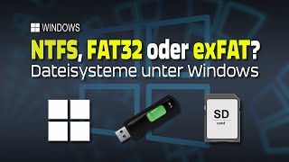 NTFS FAT32 und exFAT  Dateisysteme unter Windows  EINFACH ERKLÄRT [upl. by Ykcaj]