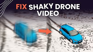 ONE CLICK  Fix JITTERY or SHAKY Drone Footage  DJI Mini 2 Tips amp Tricks [upl. by Joannes516]