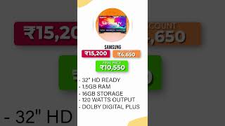 Best 32 Inch Smart TV Under 10000 In India 2024🔥Best 32 Inch Smart TV🔥Best 32 Inch LED TV [upl. by Droflim632]