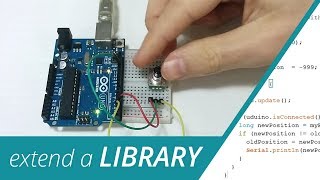 Extend an existing Library  Using an Encoder in Unity  Uduino tutorial [upl. by Uhej]