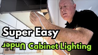 The Simple Way To Install Under Cabinet Lights [upl. by Anayit]