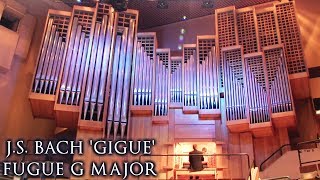 JS BACH  GIGUE FUGUE G MAJOR BWV 577  ST DAVIDS HALL CARDIFF [upl. by Radec802]