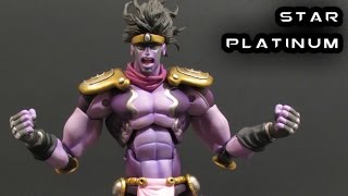 Super Action Statue STAR PLATINUM Figure Review [upl. by Jacynth296]