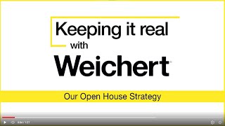 Keeping It Real With Weichert Our Open House Strategy [upl. by Ennoryt]