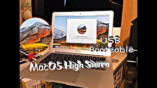 INSTALAR High Sierra Desde USB Booteable RESTAURAR de fábrica desde Cero [upl. by Euseibbob]