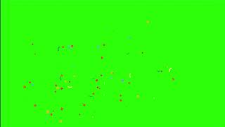 Confetti Green Screen [upl. by Ecinerev430]